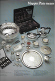 A Vintage New Set of 9 Silver Pastry Forks, Art Deco
