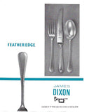 The Finest, Silver Plated Dinner Fork, Feather Edge .