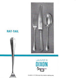 Silver Set 6- Seven Piece Place-Setting, 42 Pieces Rattail.
