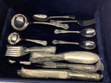 Complete European Cutlery Set for 12, including Fish Eaters & Serving Pieces 119 pieces.