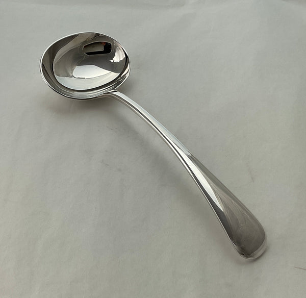 Silver Soup Ladle, Old English.