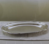 Silver Oval Platter 24 in. with Jubilee, Patented Applied Border