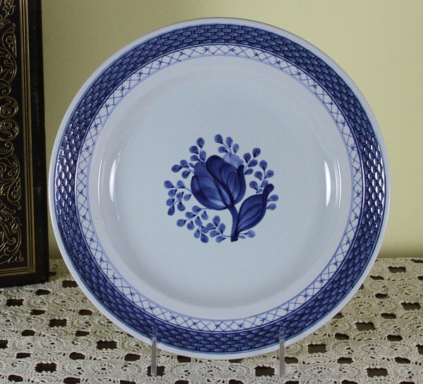 Collectors European Dinner Plate, Blue Decoration by Royal Copenhagen