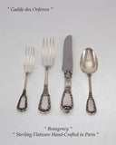 Sterling Silver 4-pc Place-Setting, Beaugency