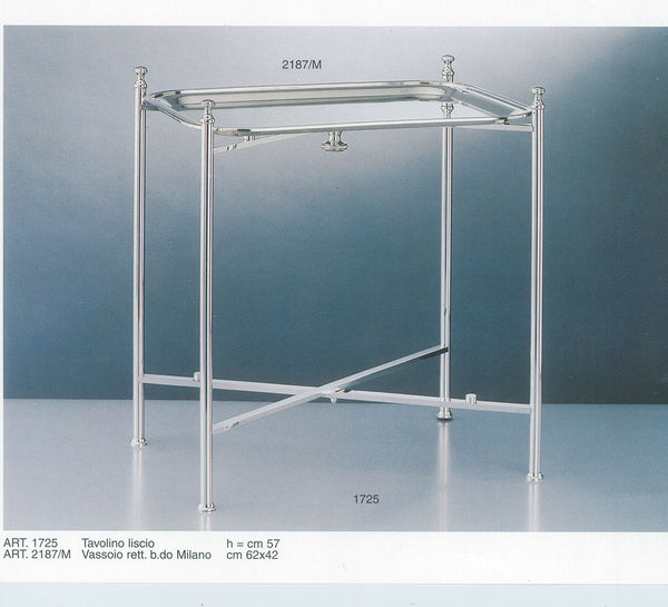 Silver Collapsible Stand & Tray