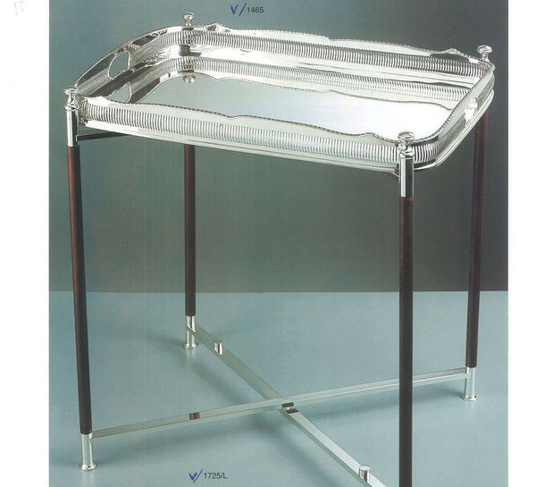 Silver Collapsible Stand & Tray