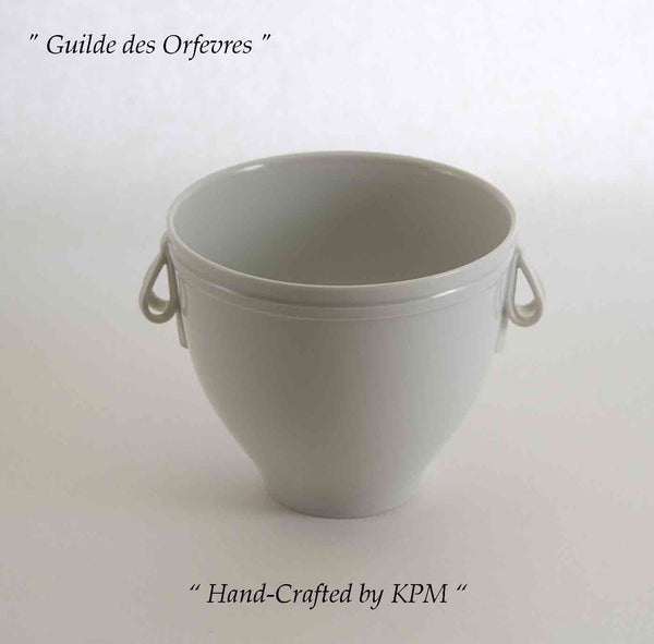 KPM Hand-Crafted Mozart Cup, Vase White