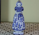 Delft Figurine-Peasant Blue Decoration