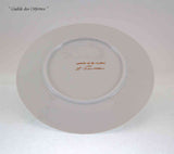 Hand-Painted Dessert Plate, Mushroom
