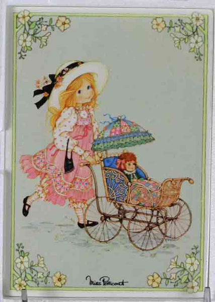 Collectors Porcelain Post Card, Doll Mother