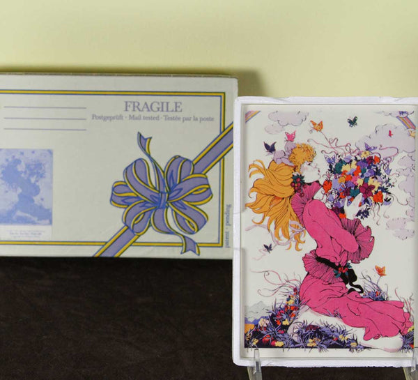 Collectors Porcelain Post Card, For Her