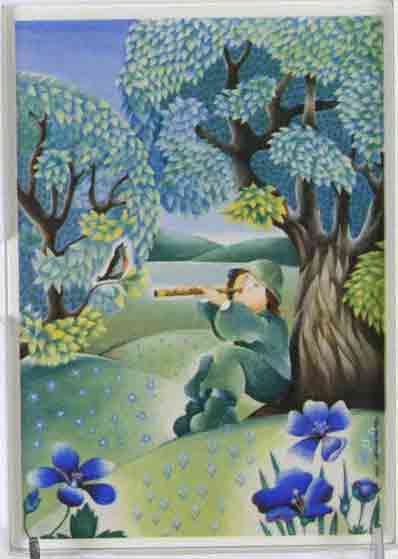 Collectors Porcelain Post Card, A Song For You