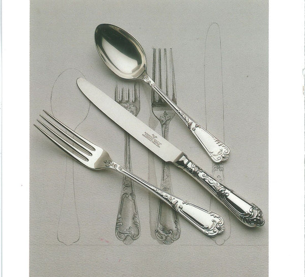 Complete European Cutlery Set for 12, La Regence