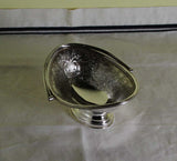 Silver Small Oval Basket Embossed