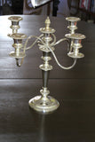 Silver Candelabra 5 Light Gadroon