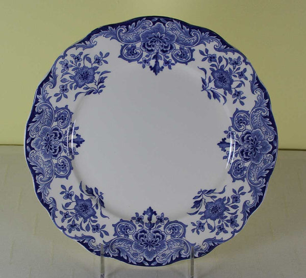 Vintage Collector’s Cabinet Plate, Blue Decoration