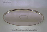 Majestic Sterling Oval Sterling Tray