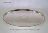 Majestic Sterling Oval Sterling Tray