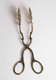 Sterling Silver Cookie Tongs, Chased