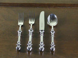 Sterling Silver 4 pc Place-Setting, Décor Classique