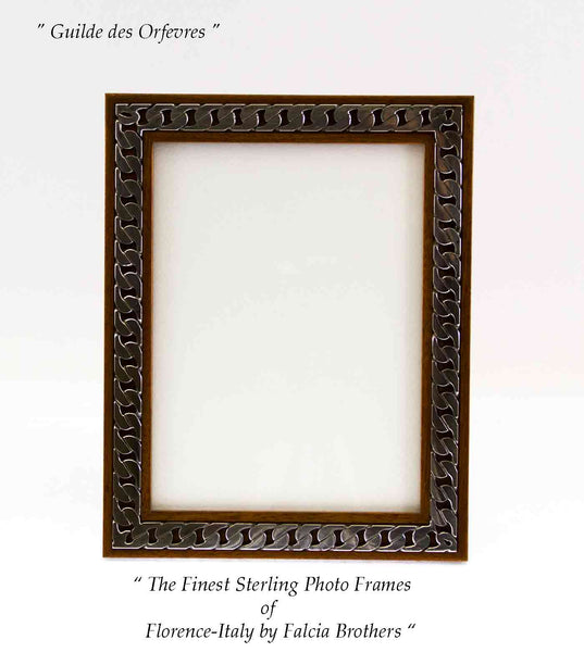 Fine Quality Sterling Silver & Wood Photo Frame