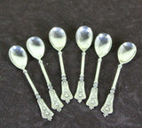 Set of 6 Vintage Sterling Silver Coffee-Spoons