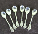 Set of 6 Vintage Sterling Silver Coffee-Spoons