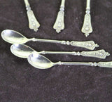 Set of 6 Vintage Sterling Silver Coffee-Spoons