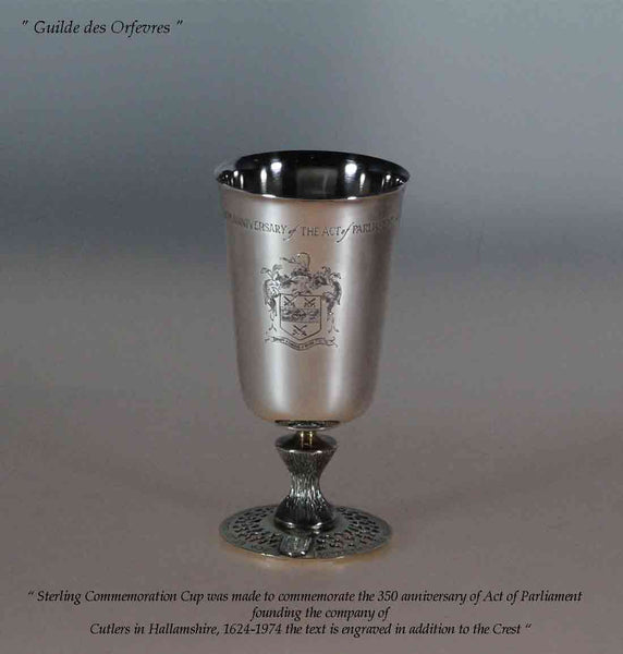 Sterling Silver Commemoration Cup