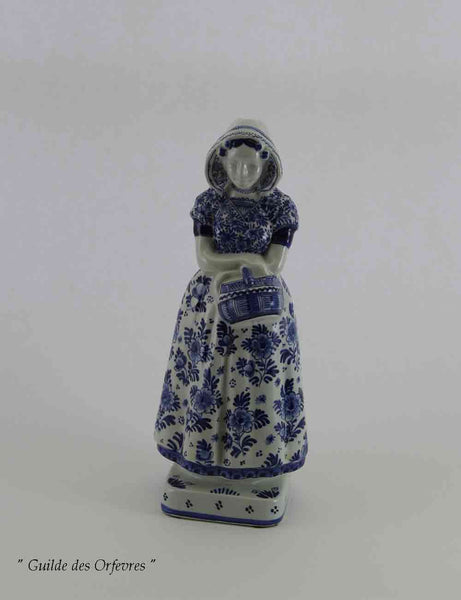 Delft Figurine-Peasant Blue Decoration