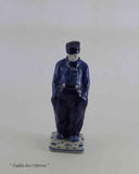 Delft Figurine-Peasant Blue Decoration