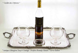 Vintage Set of 3 Orrefors Brandy Glass, Ballon