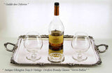 Vintage Set of 3 Orrefors Brandy Glass, Ballon