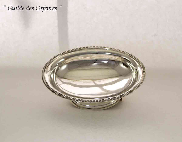 Silver Oval Sweet Dish, Gadroon Border