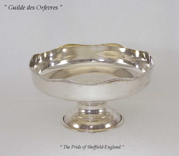 Silver Cake /Fruit Dish, Derwent Border