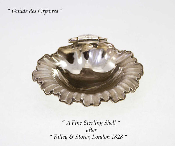 Gracious Sterling Shell, wonderful pattern and texture
