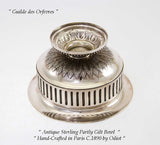 Wonderful Antiques Odiot Sterling Fluted Bowl Chased