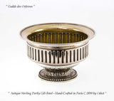 Wonderful Antiques Odiot Sterling Fluted Bowl Chased