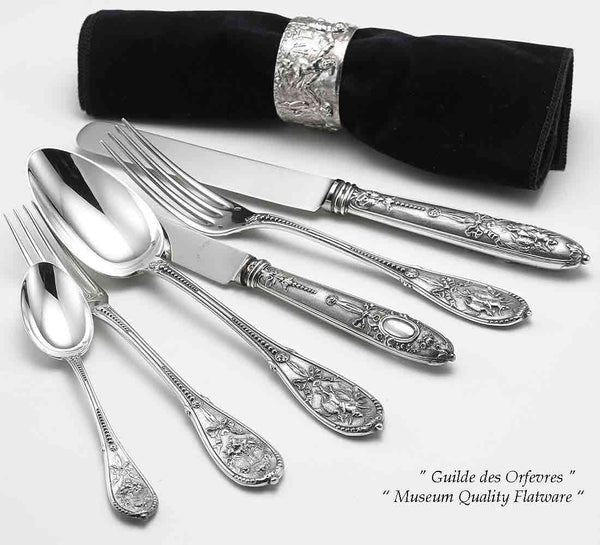 Sterling Silver 5-pc Place-Setting, Compiègne