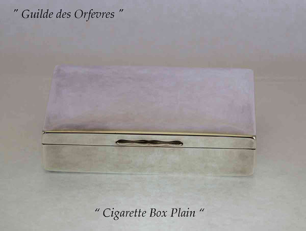 Silver Cigarette Box Plain