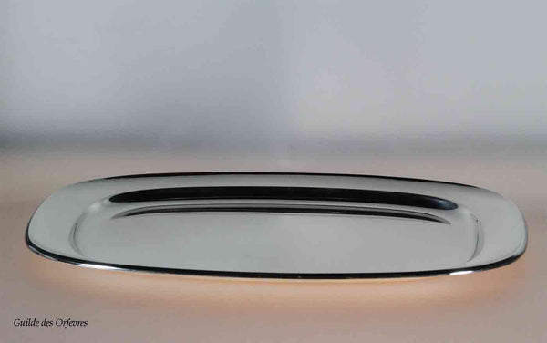 Silver Oblong Platter 18 in.