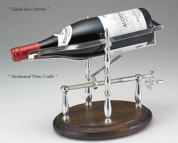 Wine Cradle, Mechanical Silver