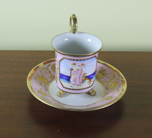 Collectors Cup & Saucers Marie Antoinette Pink