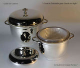 Ice Buckets with Genuine Thermos Double Wall Glass Lining
