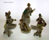 KPM  Set of 3 Handcrafted Figurines, Justice, Summer & Element