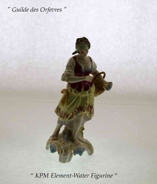 KPM Hand Crafted Figurine-Element-Water