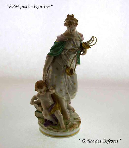 KPM Hand Crafted Figurine-Justice