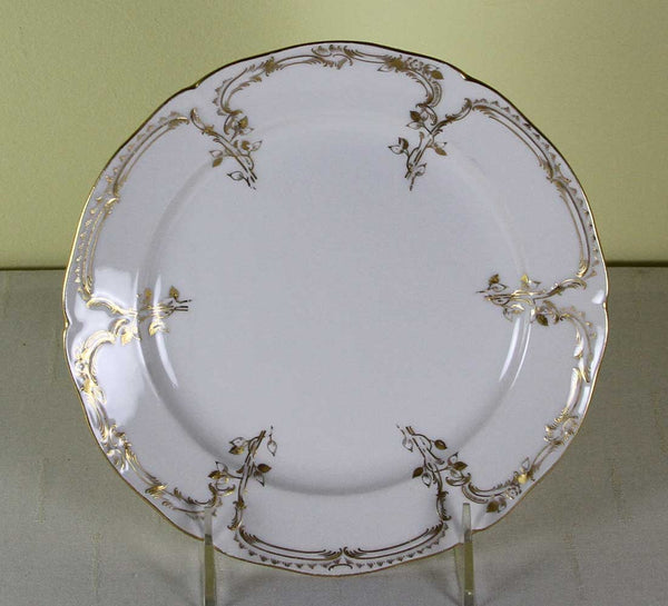 Collector's Dessert Plate, Gold Decoration
