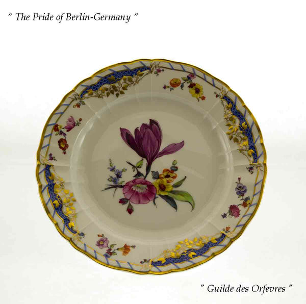 KPM Collector's Dessert Plate Historical Pattern