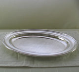 Silver Oval Platter 24 in., Plain Mount